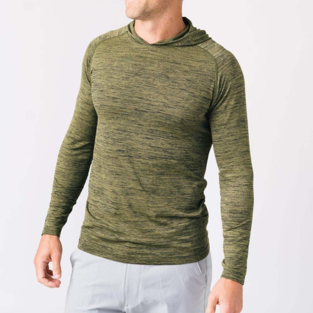 NEW Zyia Men's Army Performance Hoodie - S